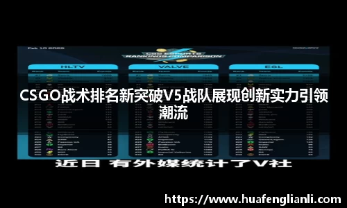 CSGO战术排名新突破V5战队展现创新实力引领潮流